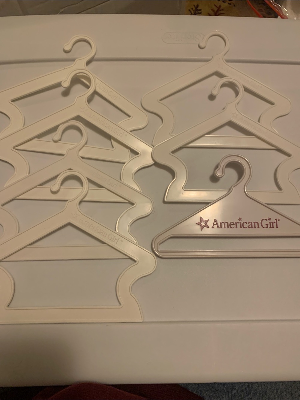 American Girl Doll Hangers Lot of 7